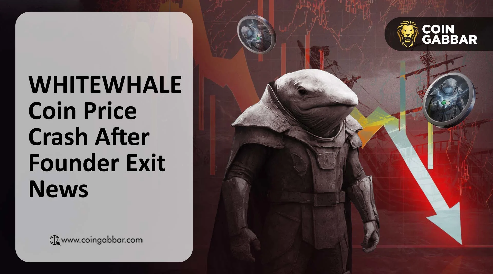 创始人退出：WHITEWHALE 代币价格暴跌