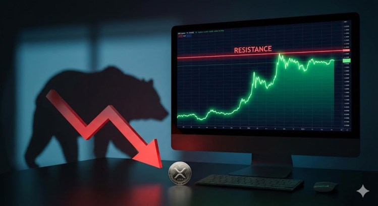 XRP价格反弹势头消退，下行压力迅速回归