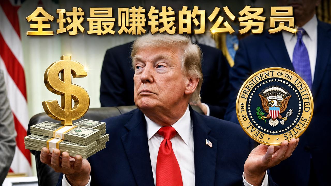 全球最赚钱公务员特朗普：当美国总统一年，狂赚20亿美元！