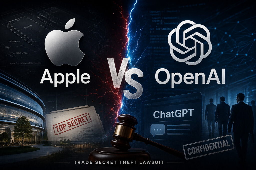 硅谷巨头反目！苹果起诉OpenAI窃取商业机密，要求销毁涉密资料并重设计AI硬件