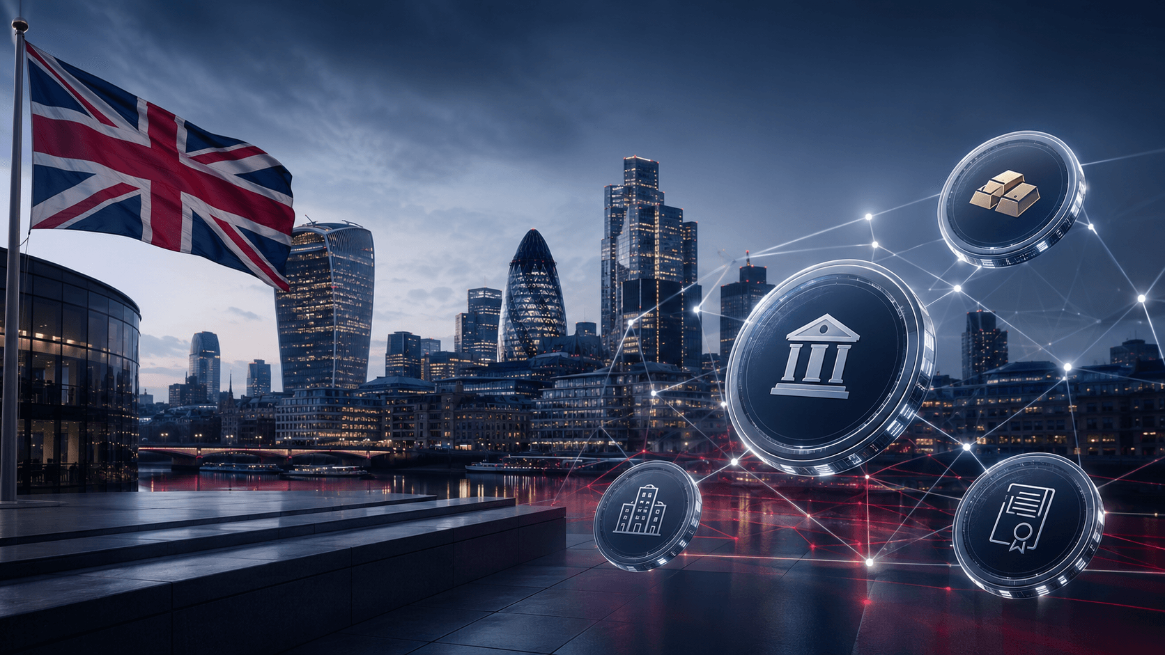 web3: 黑石、摩根大通等52家公司加入英国代币化工作组，目标达330亿英镑增长