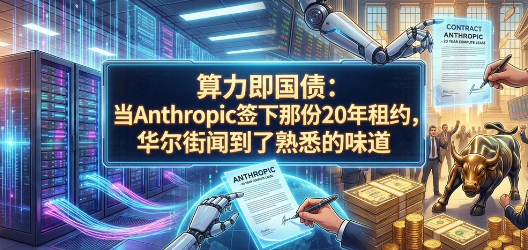 算力即国债：当Anthropic签下那份20年租约 华尔街闻到了熟悉的味道