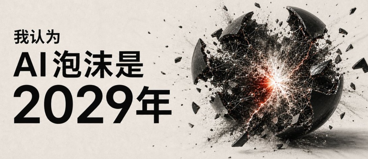 AI泡沫还没开始，真正的狂热在2029年
