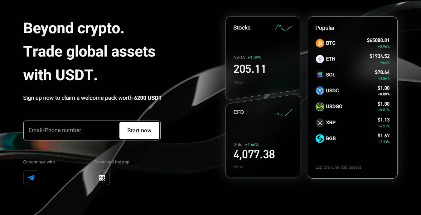 web3: Bitget二季度传统金融永续合约交易量近700亿美元