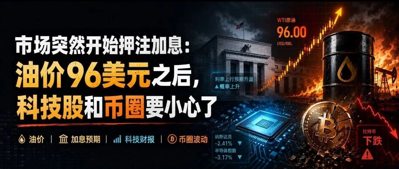 油价、加息与科技财报：市场正从“降息叙事”转向“通胀回归”