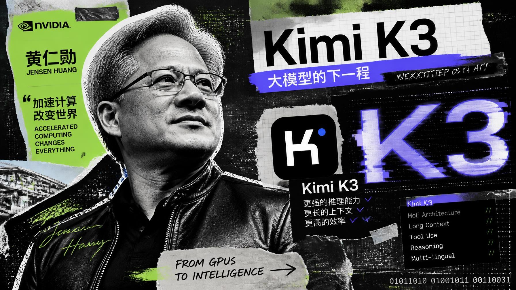 黄仁勋、Kimi K3，与一场即将到来的开源战争
