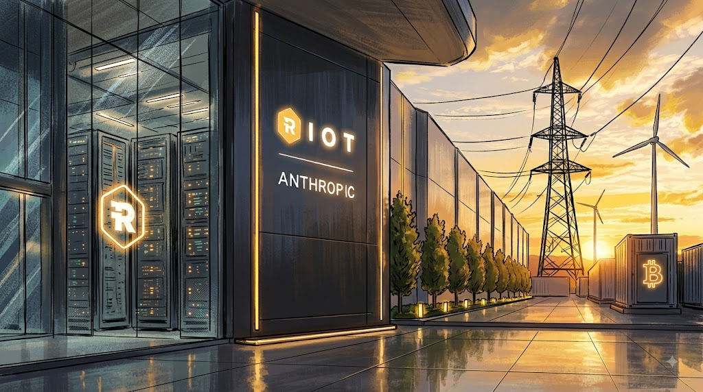 Riot成Anthropic算力“房东”，矿企的估值逻辑变了